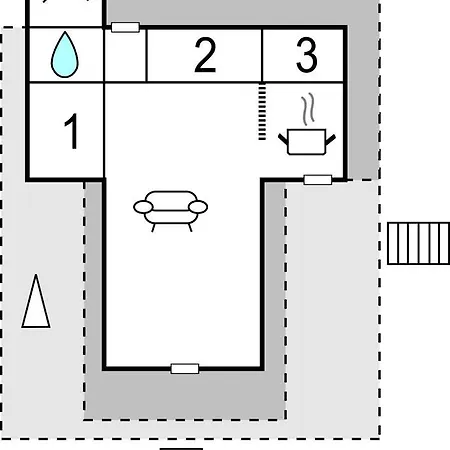 T-huset بيت للعطل Neksø